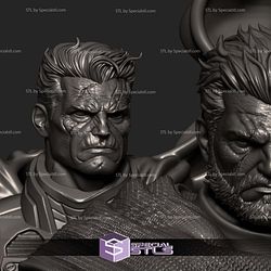 Stryfe Vs Cable Diorama STL Files