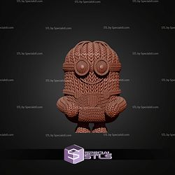 Super Basic STL Knitted Minion Uncut