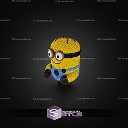 Super Basic STL Knitted Minion Uncut