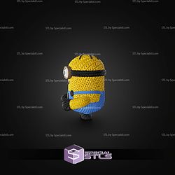 Super Basic STL Knitted Minion Uncut