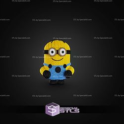 Super Basic STL Knitted Minion Uncut