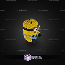 Super Basic STL Knitted Minion Uncut