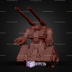 The RX 75 Guntank 320mm STL Files