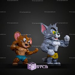 Tom and Jerry Summer Vibes Fan Art No Ams STL Files