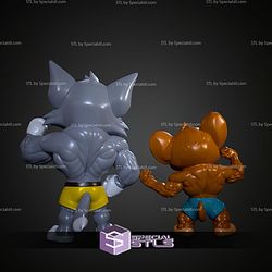 Tom and Jerry Summer Vibes Fan Art No Ams STL Files