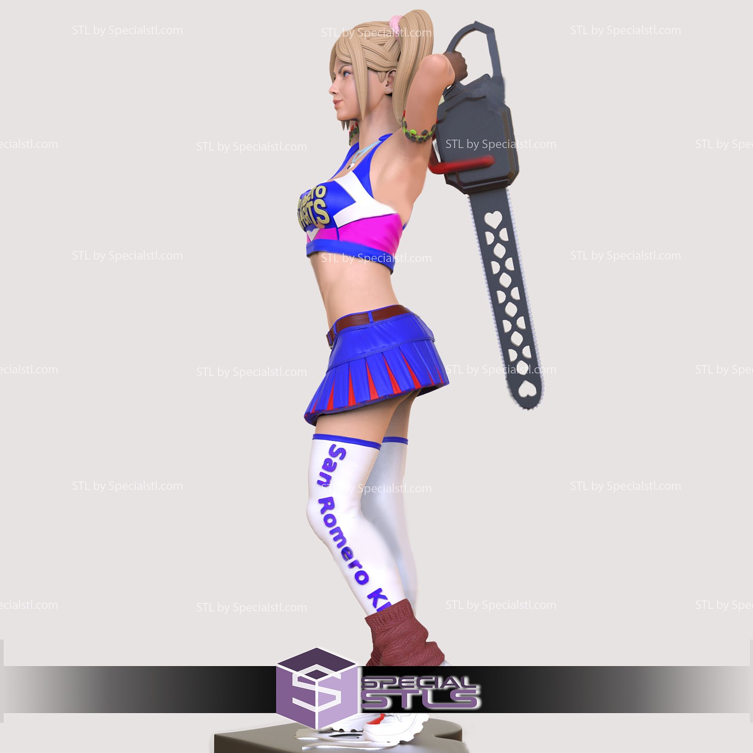 lollipop chainsaw 3D Print Model