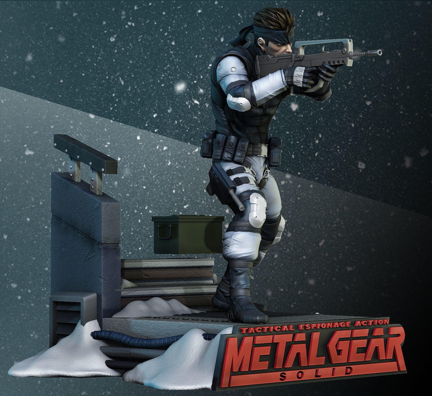 Solid Snake From Metal Gear Solid