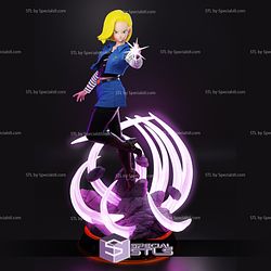 Android 18 Action Pose