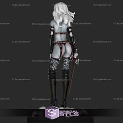 Halloween Lady Death Sword and Scythe