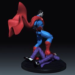 Superman VS Joker Diorama