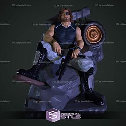 Snake Plissken Sitting Pose