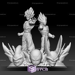 Vegeta and Goku from Dragonball