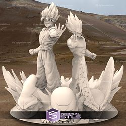 Vegeta and Goku from Dragonball