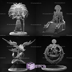 June 2022 Pantheon of Aztecs Clay Cyanide Miniatures