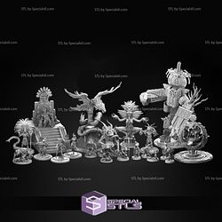 June 2022 Pantheon of Aztecs Clay Cyanide Miniatures