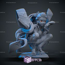 Daki STL Files Sitting Pose from Demon Slayer 3D Print