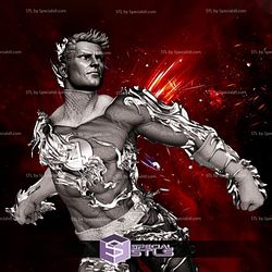Jhonny Storm Human Torch from F4 Diorama