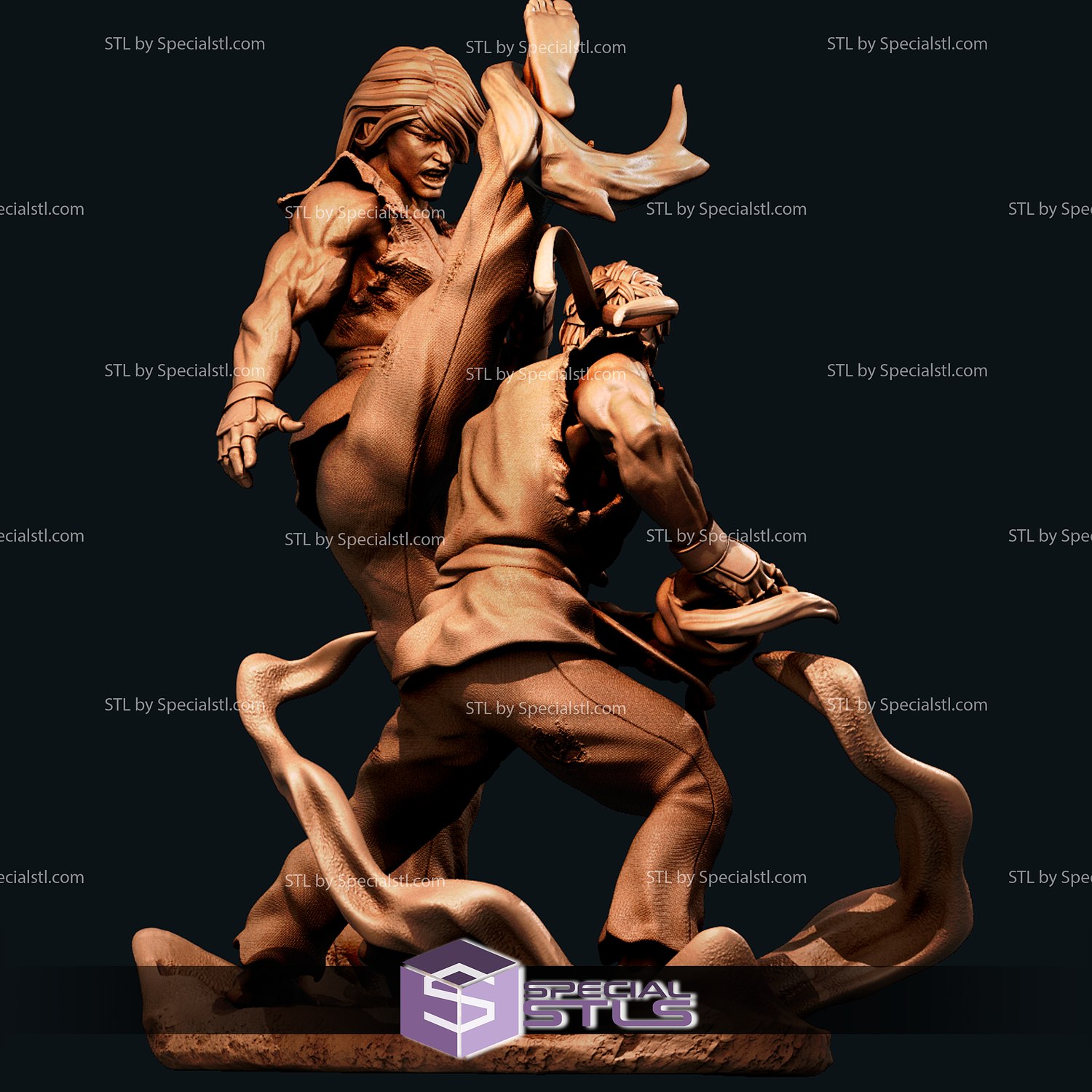 Ken and Ryu Street Fighter - STL 3D print files