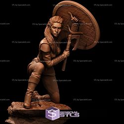 Lagertha Defending from Vikings