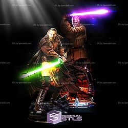 Mace Windu and Qui-Gon Jinn Diorama