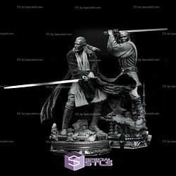 Mace Windu and Qui-Gon Jinn Diorama