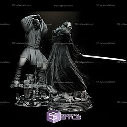 Mace Windu and Qui-Gon Jinn Diorama