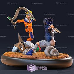 Naruto and Sasuke Diorama