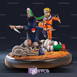 Naruto and Sasuke Diorama