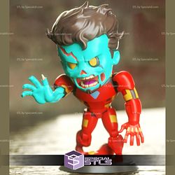 Chibi STL Collection - Zombie Iron-Man Chibi