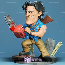 Chibi STL Collection - Ash Evil Dead Chibi