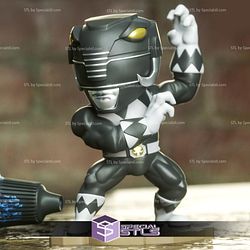 Chibi STL Collection - Black Ranger Chibi
