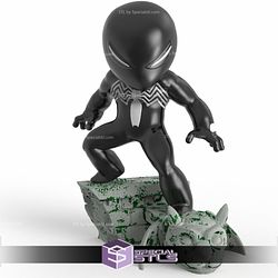 Chibi STL Collection - Dell Otto Symbiote Spider-Man Chibi