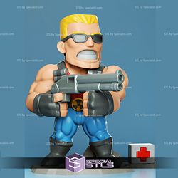 Chibi STL Collection - Duke Nukem Chibi