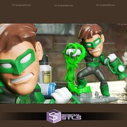 Chibi STL Collection - Green Lantern Chibi