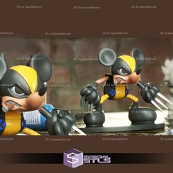 Chibi STL Collection - Wolverine Mickey Chibi