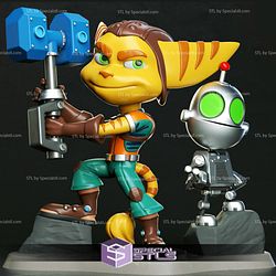 Chibi STL Collection - Ratchet and Clank Chibi