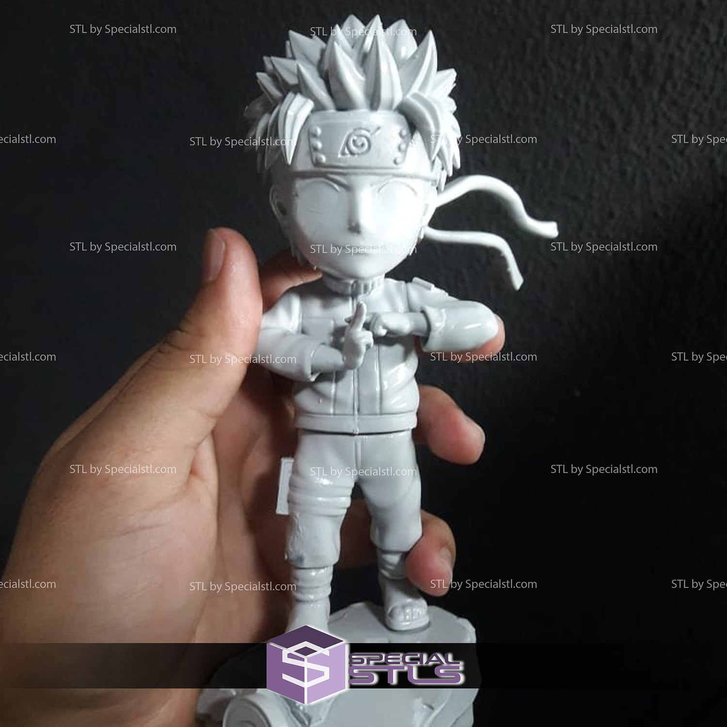 STL file Naruto Chibi - in t pose 👾・3D printable design to