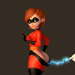 Elastigirl and Syndrome From Incredibles