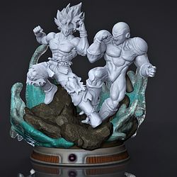 Goku Vs Freezer Diorama From DragonBall