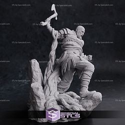 Kratos Action Pose