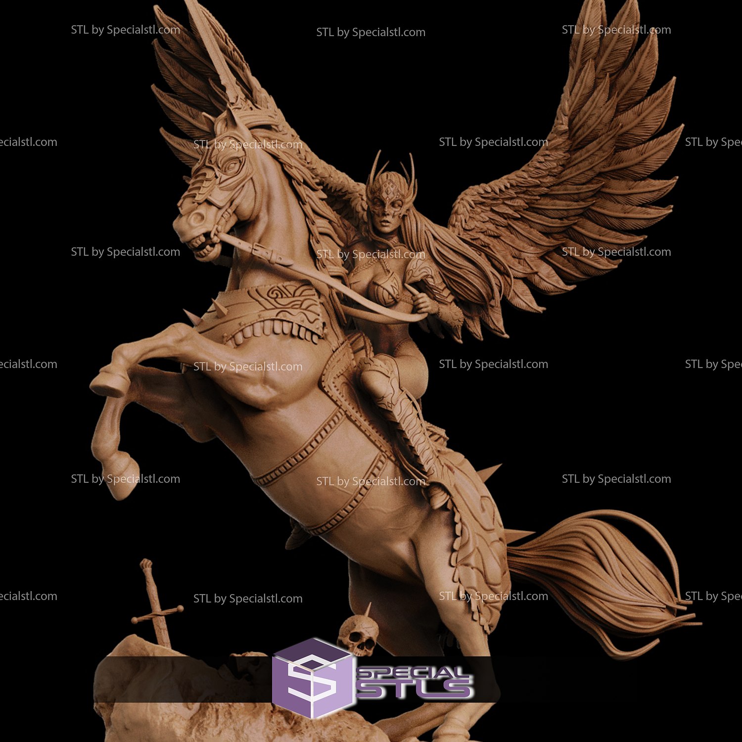 Valkyrie on Horse