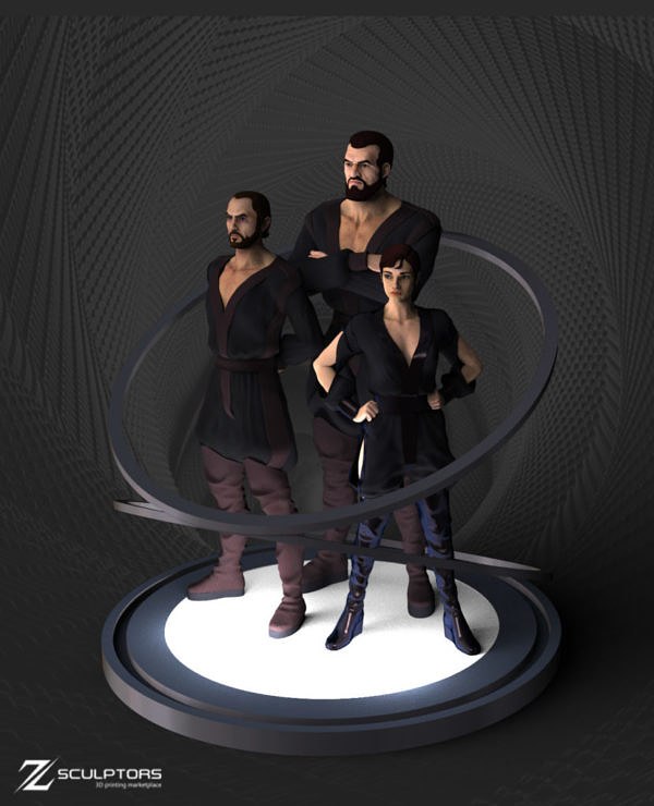 Zod, Non and Ursa From Kryptonians Superman