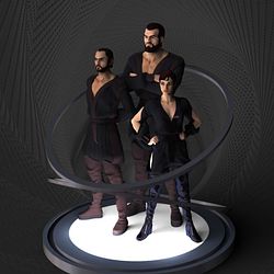 Zod, Non and Ursa From Kryptonians Superman