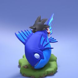 Pokemon Galarian Articuno 3D model 3D printable