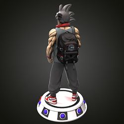 Goku Sport Suit Fanart