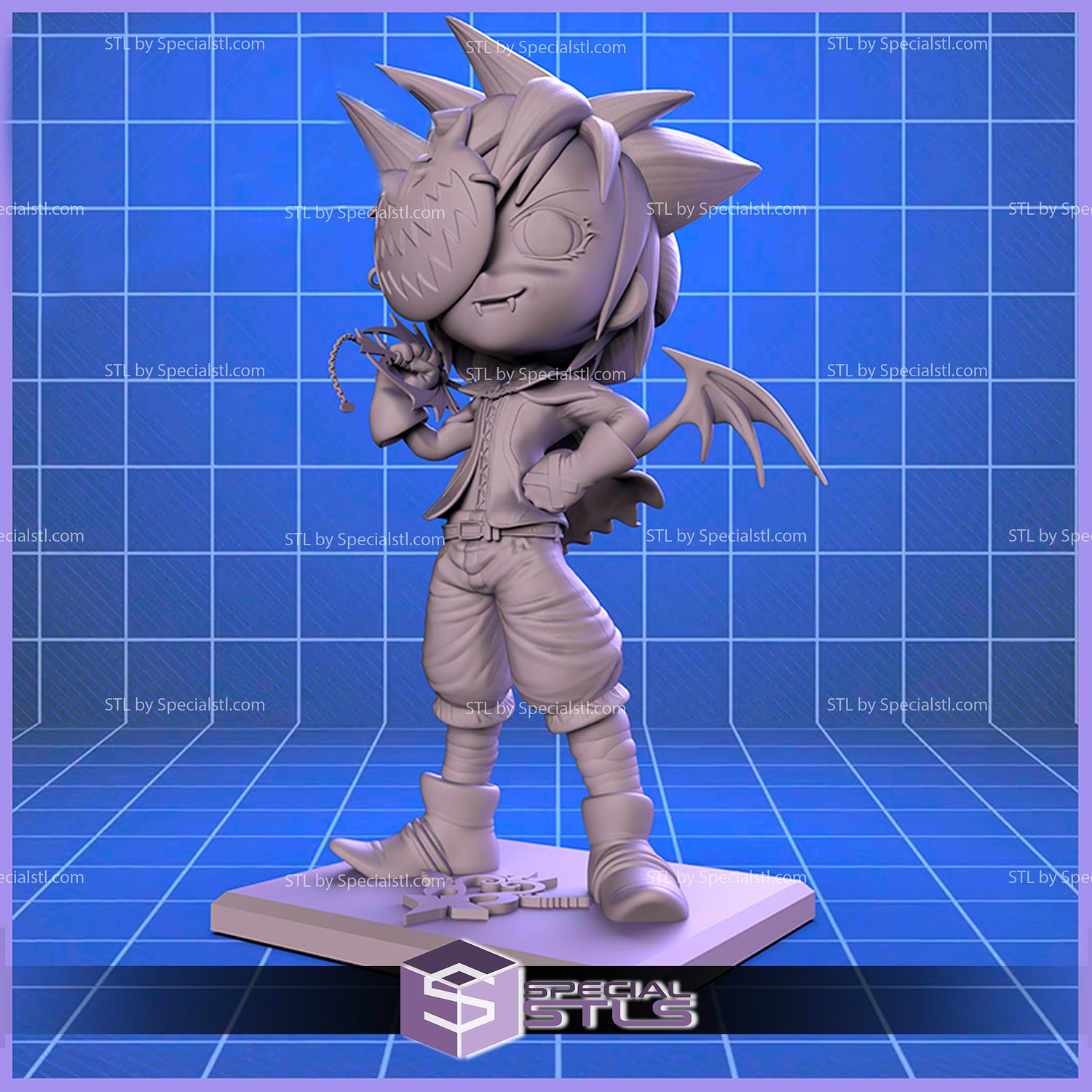 STL file Sora // Kingdom Hearts 4・3D print object to download・Cults