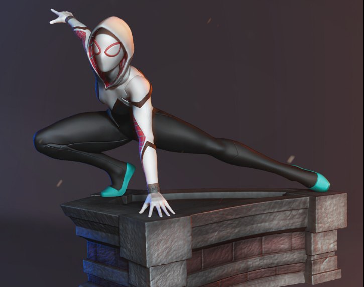 Gwen Stacy Various Poses from Marvel