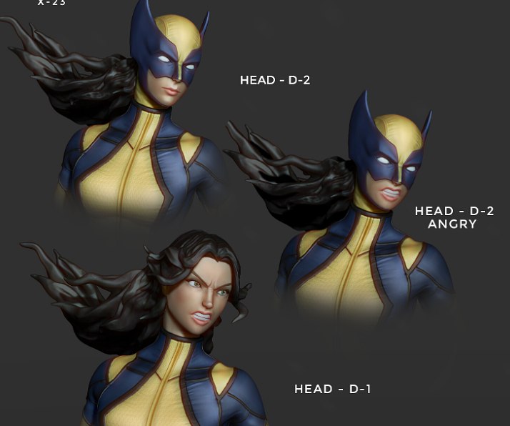 X-23 Various Poses from Marvel