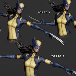 X-23 Various Poses from Marvel