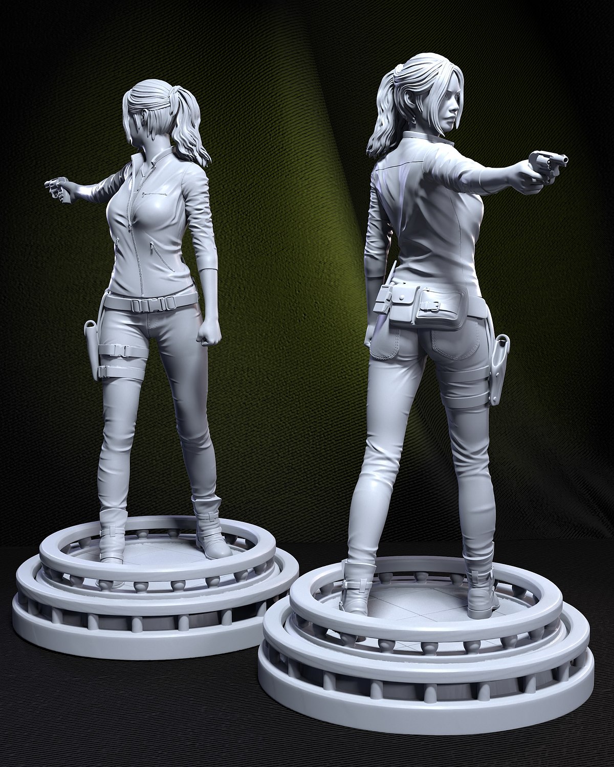 Claire Redfield - Resident Evil - 32mm Miniature | 3D Print Model